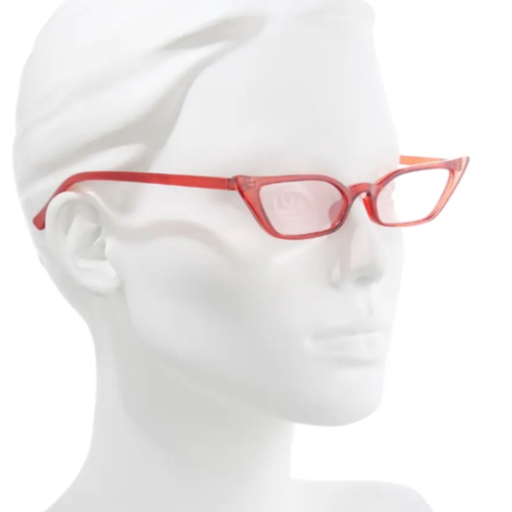 Red Cat-Eye Sunglasses